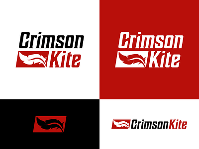 Crimson Kite Logo design logo logo design