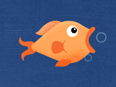 Goldfish animated gif design