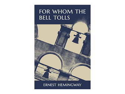 For Whom the Bell Tolls Book Cover book cover design photoshop