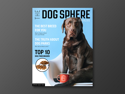 Dog Sphere Magazine Cover design