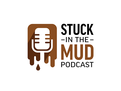 Stuck in the Mud Podcast Logo design logo logo design vector
