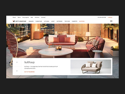 Online Store Furniture chair clean fashion first screen furniture inspiration onlinestore store ui web webdesign website