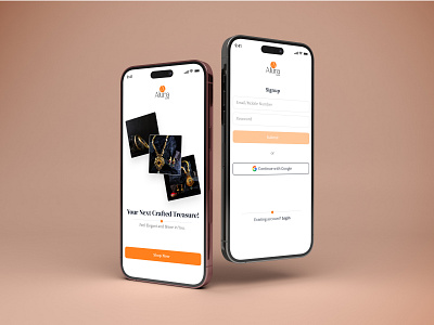 Jewelry Shop - Signup & Onboarding UI Concept
