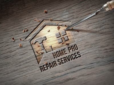 Logo for Home Pro Repair Services adobe illustrator adobe photoshop branding logo logo creation logodesigner logotype
