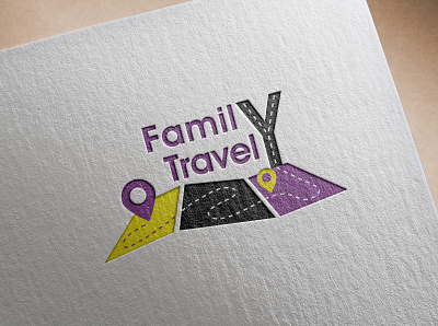 Logo Family Travel adobe illustrator adobe photoshop logo logo creation logodesign logotype vector