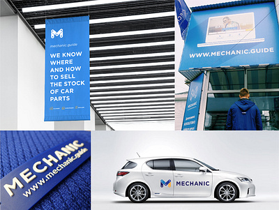 Mechanic - Brand design blue brand brand design brand identity branding identity identity design logo logotype outdoor vehicle