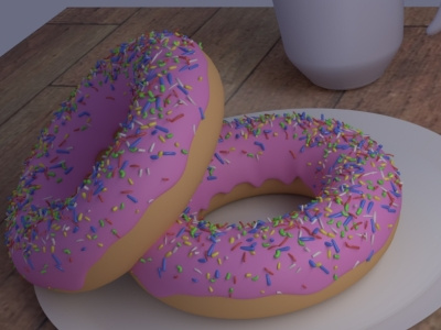 Dual Donuts blender3d donuts visual art