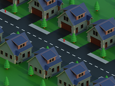 Low Poly American Dream