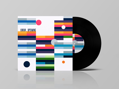 Lokua. Upswing absract art branding concept design digital illustration music print vinyl