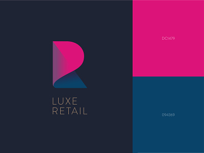Luxe Retail. logo branding design digital editorial identity illustration logo print typography ui vector