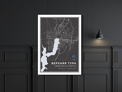 poster city geography map poster print urban