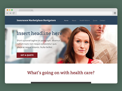 Insurance Site health care insurance marketing web