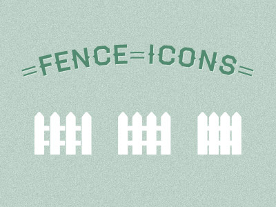 Fence icons fence fencing icon