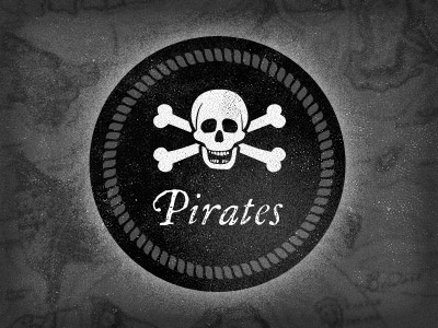 Pirates bones p22 franklin caslon pirate skull