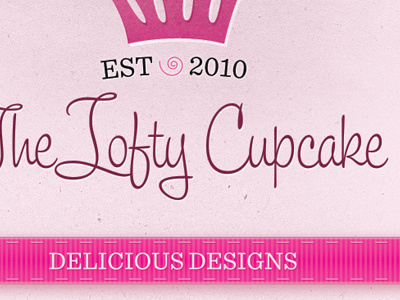 Cupcake cupcake ribbon texture