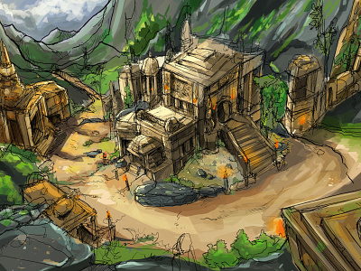 Concept Art - Ancient Secret Fort