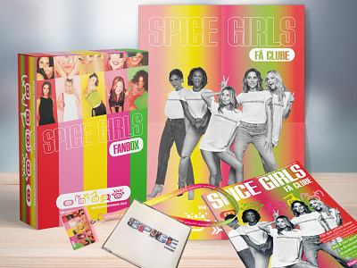 Spice Girls Fã Clube FanBox branding design designer layout site ui ux web