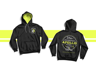 APOLLO Answering Service apparel design clothing design eye catching graphic design hoodie houston illustration texas vector