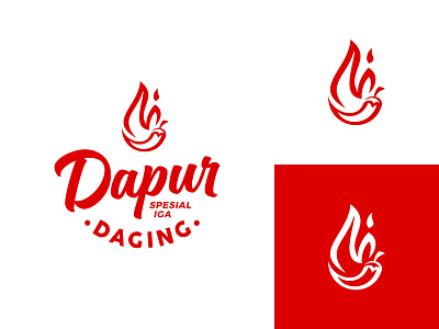 DAPUR DAGING beef eye catching graphic design hand lettering logo design restaurant simple logo typography vector