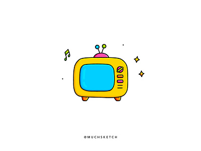 Tv 📺 70s 70sdesign color drawing illustration illustrator line art line drawing line icon line work lineart linework procreate retro retro art retro design television tv tv design tv series