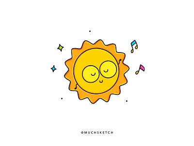 Feels like summer 🌞 art cartoon character cartoon illustration character character animation character design characterdesign color dance design illustraion illustration illustrator minimal positive vibes procreate sketch summer sun sunrise