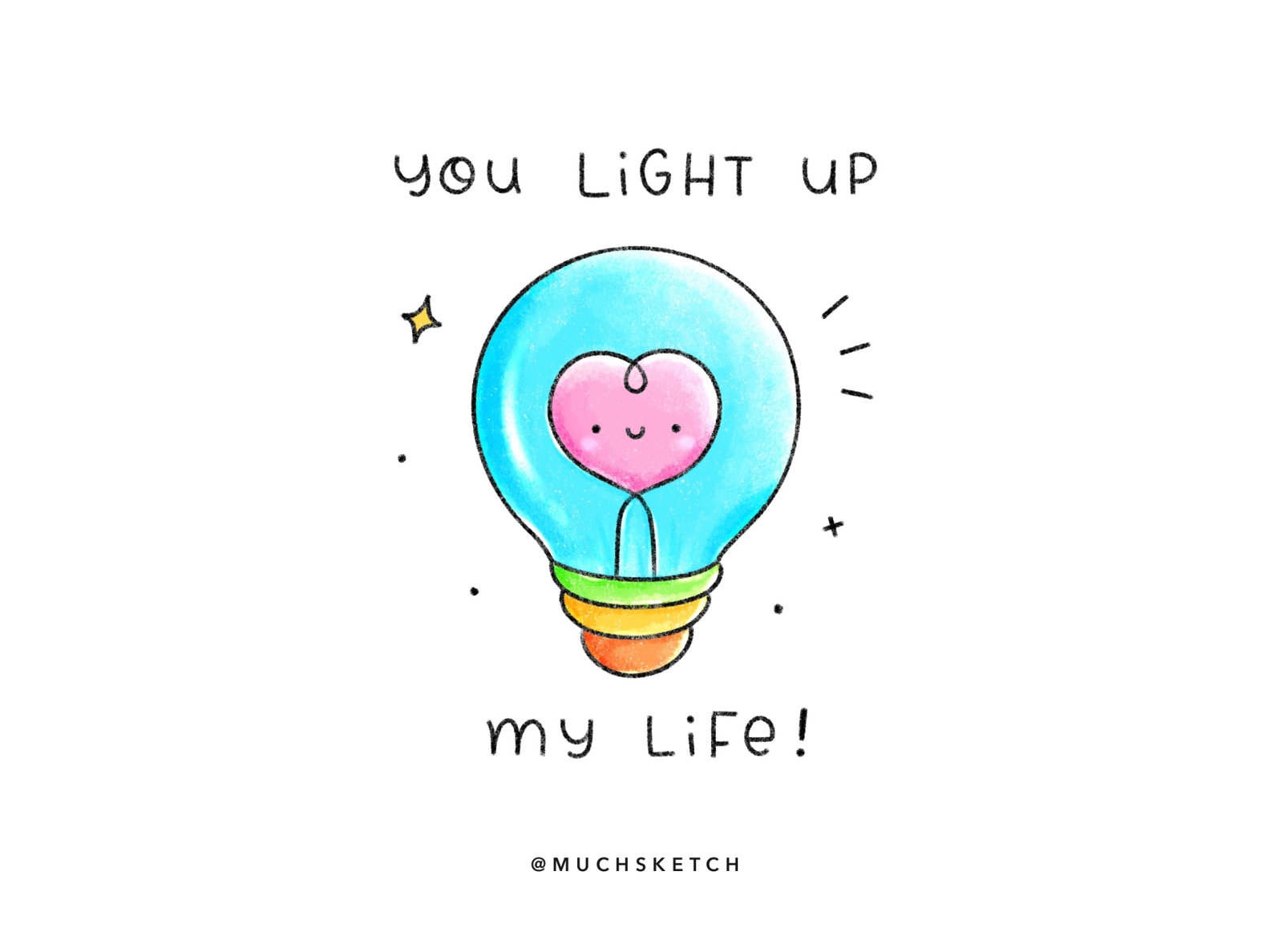 You light up my life!  by Gaia / @muchsketch on Dribbble