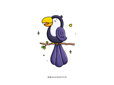 Toucan do it! affinity designer animal illustration bird cartoon colorful cute drawing flat graphic design illustration illustrator jungle nursery pattern procreate stencil stickers summer toucan tropical