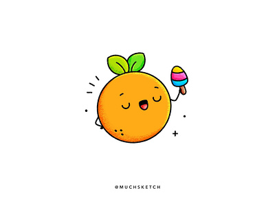 Orange 🍊 affinity designer beverage cartoon character design cute drawing flat food puns fruit illustration fruits illustration illustrator juice kawaii orange pattern procreate stickers summer tropical