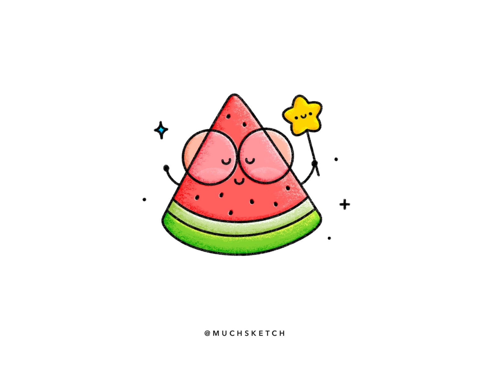 Cute Paper Watermelon Craft (Free Template) - Crafting Jeannie