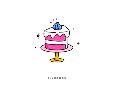 birthday cake drawing tumblr