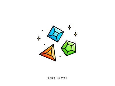 My precious 💎 art clean color design drawing flat gems gemstone icon illustration illustrator kawaii logo magic minimal procreate sketch sparkle vector