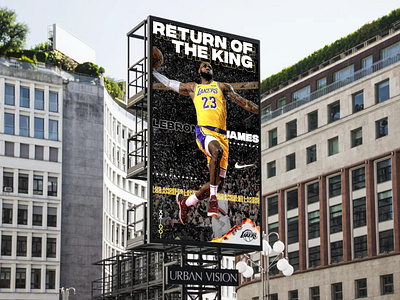 Lebron James "Return of the King" Poster