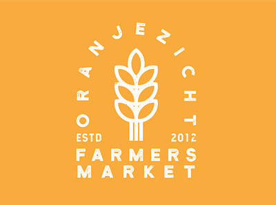The Oranjezicht Farmers Market Logo adobe illustrator branding cape town design farmers market grain logo logo design texture vector