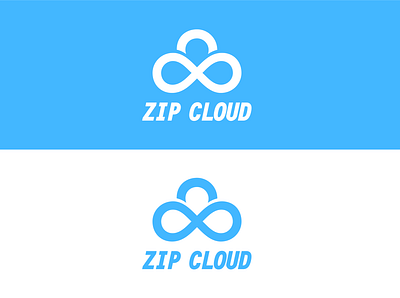 Zip Cloud - A Super-secure Cloud Storage Software adobe illustrator branding cape town cloud storage design logo logo design logo lockup minimalist logo secure vector zip cloud
