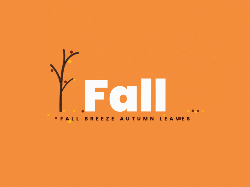 Fall Season - Animated Typography for the Pixflow