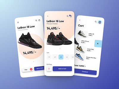 Nike Shoe Mobile App