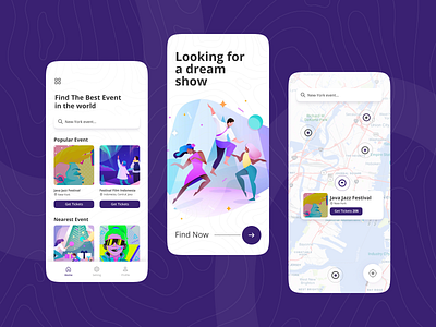 Find Events Mobile App android app design designer event iphone mobile mobile app mobile app design mobile ui product product design product designer ui ui design uiux ux ux desgin ux design ux designer