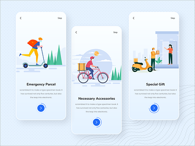 Parcel delivery app screen onboarding app app screen delivery app ecommerce ecommerce app ecommerce design gift gift delivery onboard onboarding onboarding screens onboarding ui parcel parcel delivery