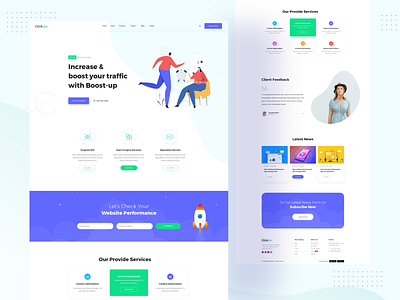 SEO/Digital Agency Landing Page