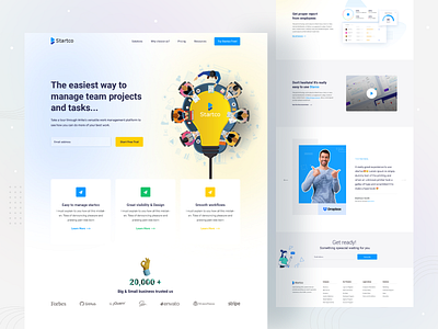 Project Management Landing Page