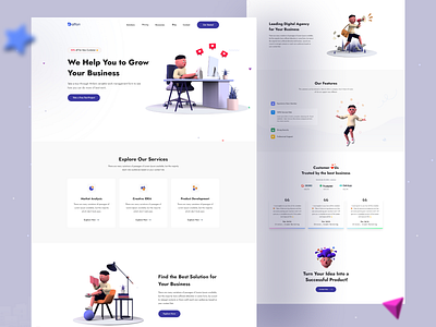 Digital Agency Landing Page