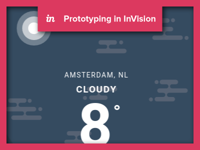 Prototyping in InVision animation hotspot invision overlay prototyping