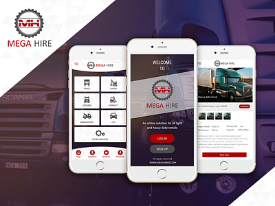Rental Mobile App Development - Hire & Rent Out Trucks, Cranes