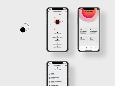 Test and Connect App app branding design illustration ios logo mobile app ui vector