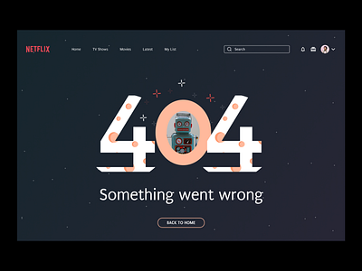 Daily UI #08 - 404 error design ui ux web