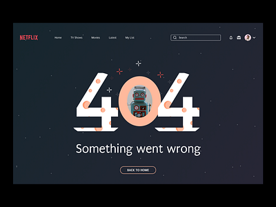 Daily UI #08 - 404 error