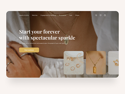 Jewelry Boutique branding design illustration jewelry jewelry shop typography ui ux webdesign website