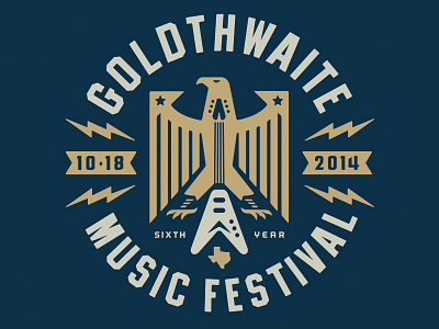 Goldthwaiteshirt2 eagle festival gmf goldthwaite logo music rock seal
