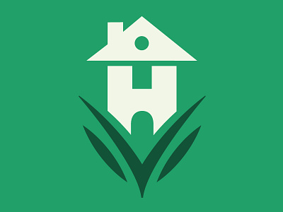 Homesville Logo austin home logo mark real estate simple