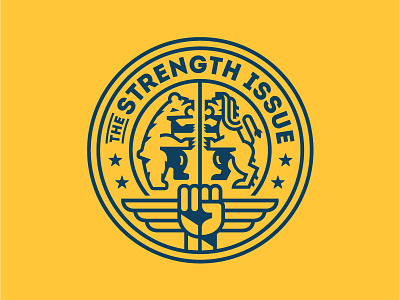 The Strength Issue Seal One 828 badge bear fist lion strength